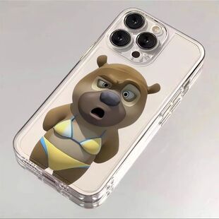 比基尼14软壳MAX15手机壳13熊苹果二透明/PRO16小众17XiPhone适用