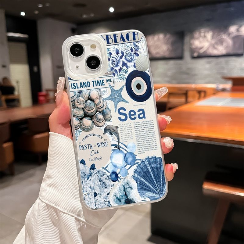 贝壳海星图案苹果全系列手机壳17图片