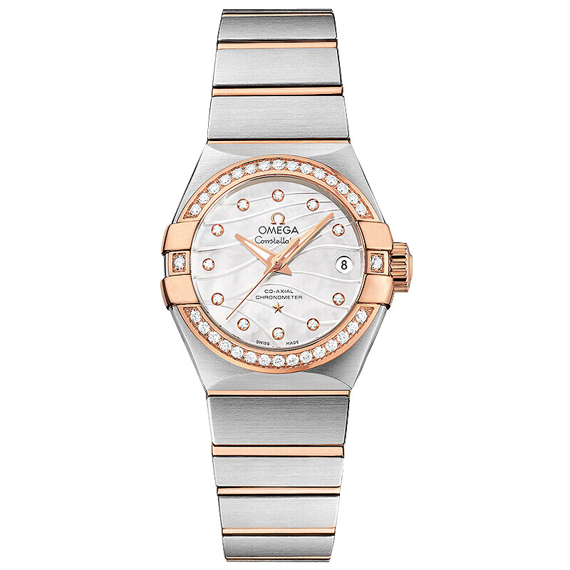 瑞士欧米茄(OMEGA)手表星座系列腕表机械女表123.25.27.20.55.005