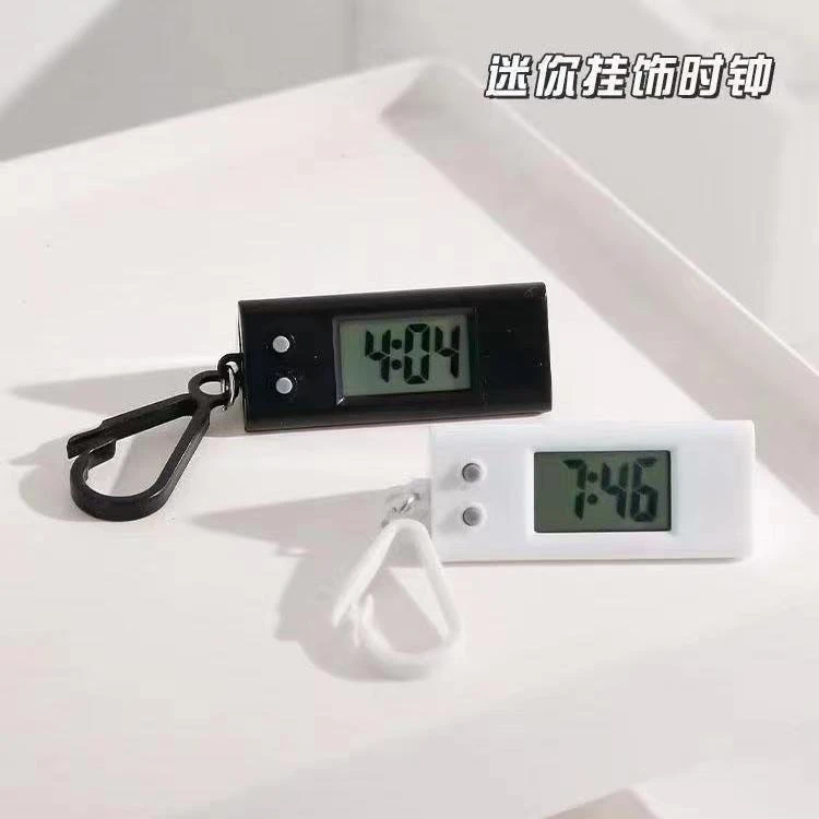 迷你桌面时钟ins风台式电子表可爱小巧学生用电子钟简约装饰摆件