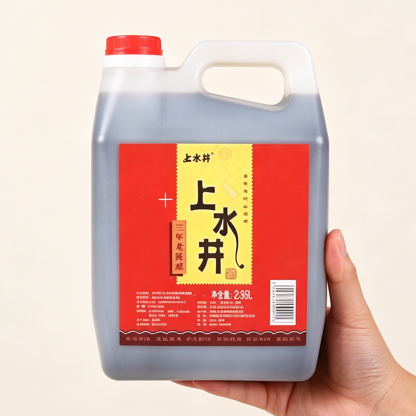 上水井*山西5度老陈醋三年陈酿2400ml  三年瓦缸陈酿 纯粮酿零山