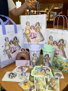 正品 奈雪联名重返未来1999拍立得小卡徽章行李牌贴纸明信片 代购