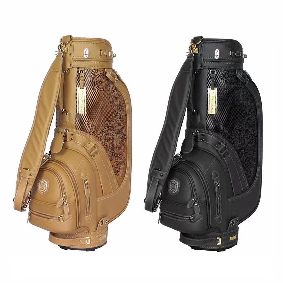 HELIX喜力克斯高尔夫球包航空包牛皮球包手工雕刻Hi9333R