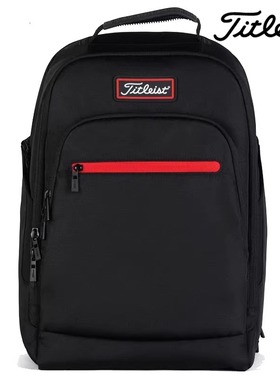 正品Titleist泰特利斯特高尔夫衣物包男女休闲双肩背包黑TA20PBP