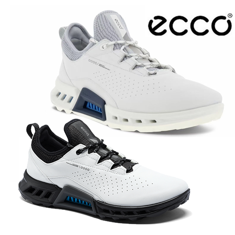 正品ecco爱步高尔夫男鞋健步c4系列golf透气防水运动鞋22款130404
