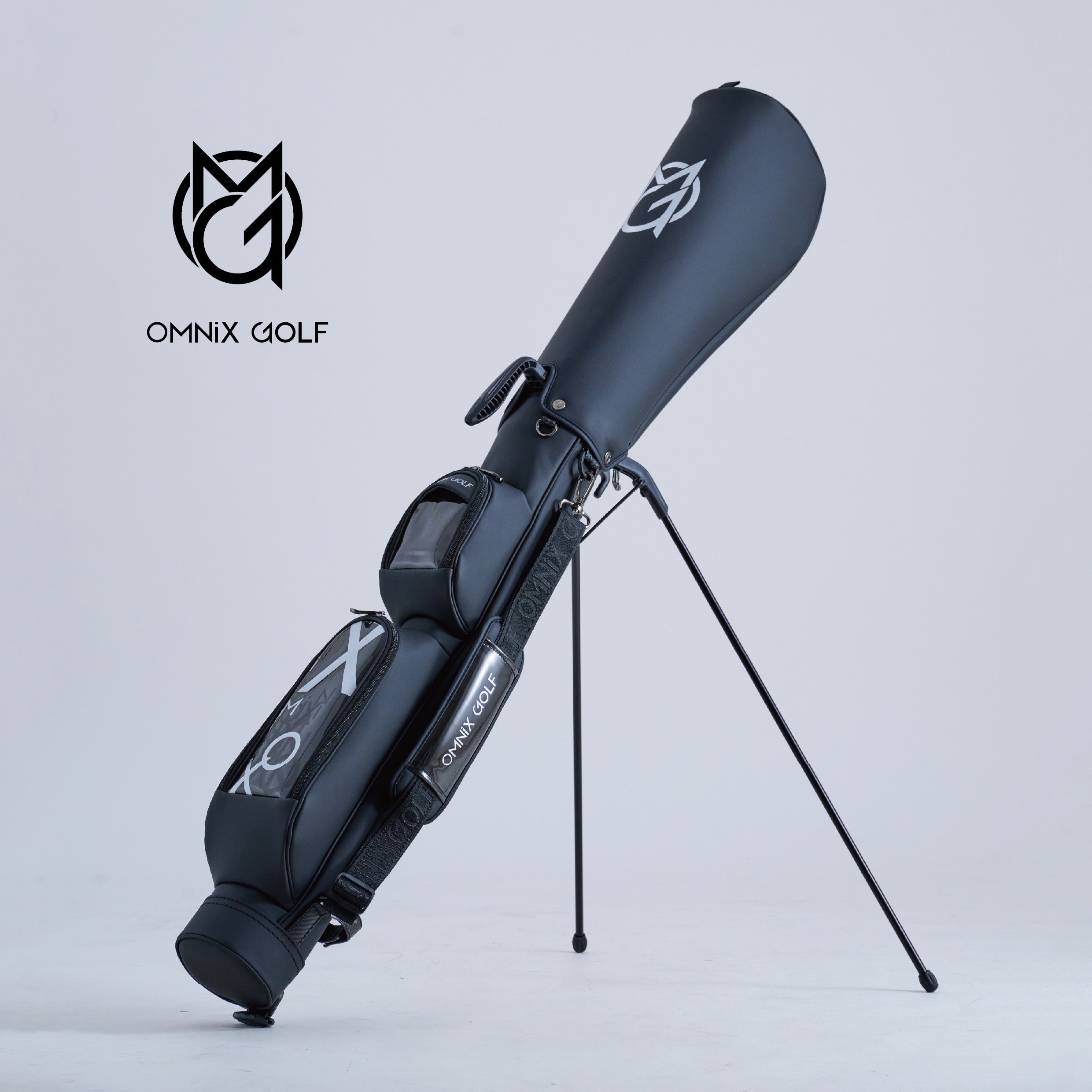 正品OMNIX GOLF 磨砂高尔夫枪包练习包高尔夫球包支架包轻量便携