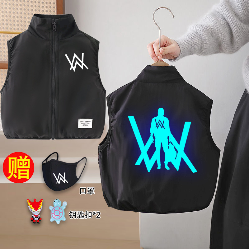 艾伦沃克DJ夜光马甲男女