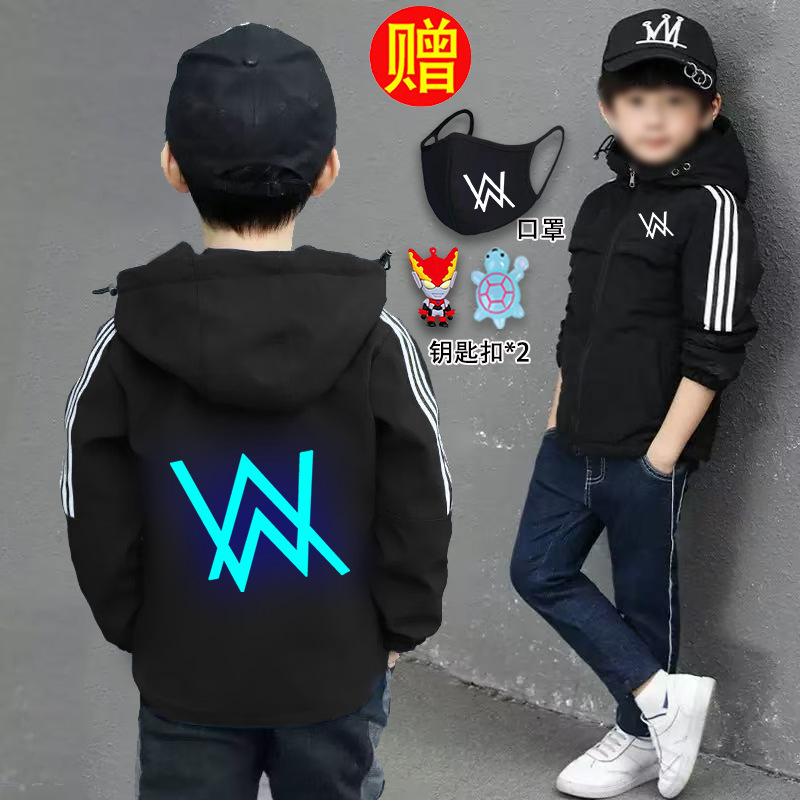 艾伦沃克DJ夜光卫衣男女