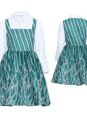 跨境C魔法坏女巫cos服Elphaba艾芙芭校服圣诞节cosplay连衣裙X