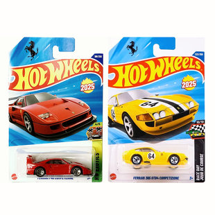 风火轮火辣小跑车法拉利F40 GTB4车模合金仿真汽车模型玩具车 365