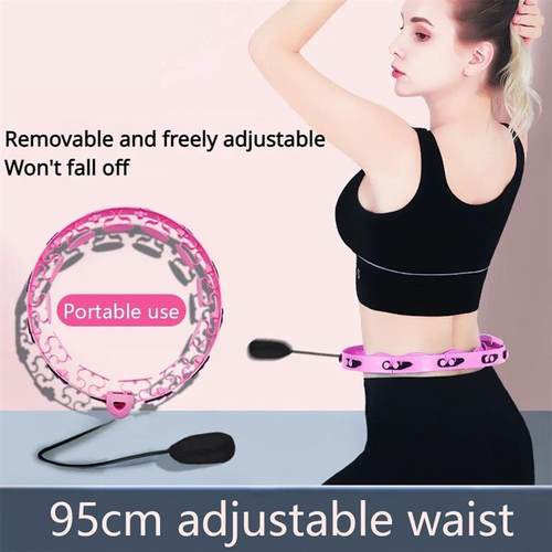 Sports Hoop Waist Trainer Exercise At Home Slimming Belly Po