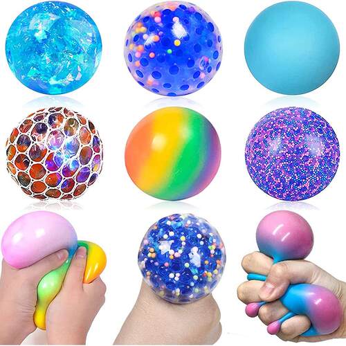 6Pack Sensory Stress Ball Set Fidget Toy nee doh Needoh ball