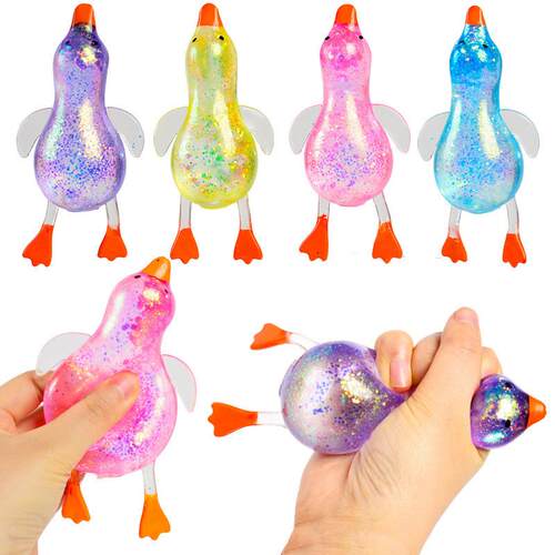 3pcs Cute Duck Squishy Sugar Stress Ball Slow Rise toy