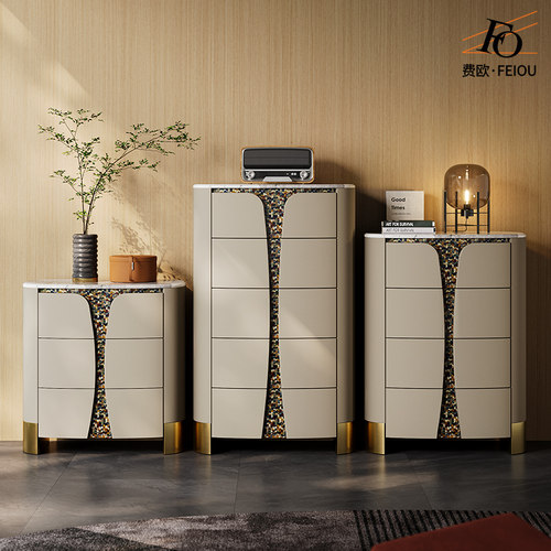 高级轻奢定制大理石斗柜