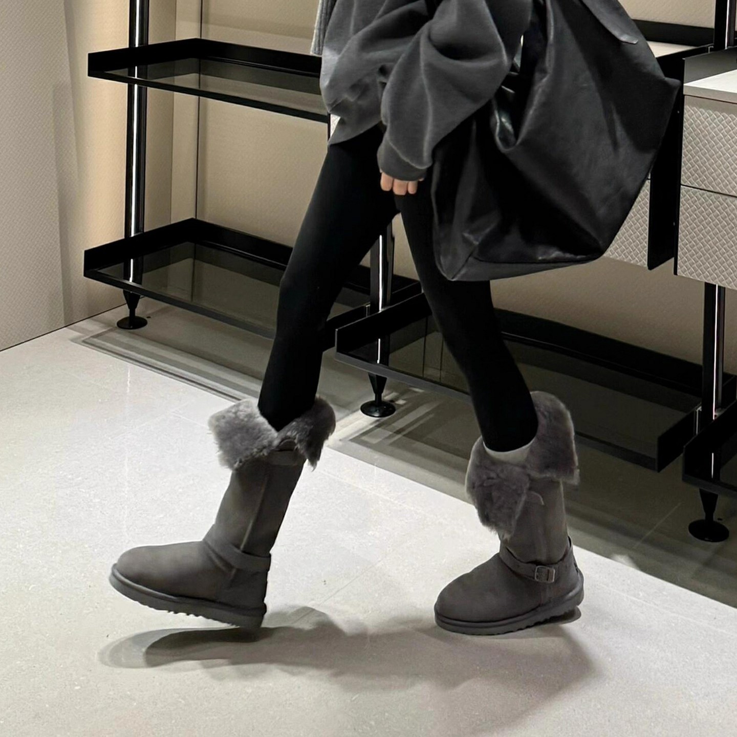 官方正品厚底长筒东北户外雪地靴