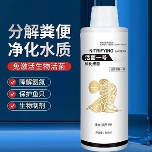 鹤町尔水族用品空气缸硝化活菌养鱼鱼缸净水硝化细菌鱼缸水质浑浊