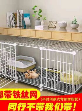 猫笼子带厕所别墅超大自由空间室内空笼猫舍家用三层小型猫咪猫窝