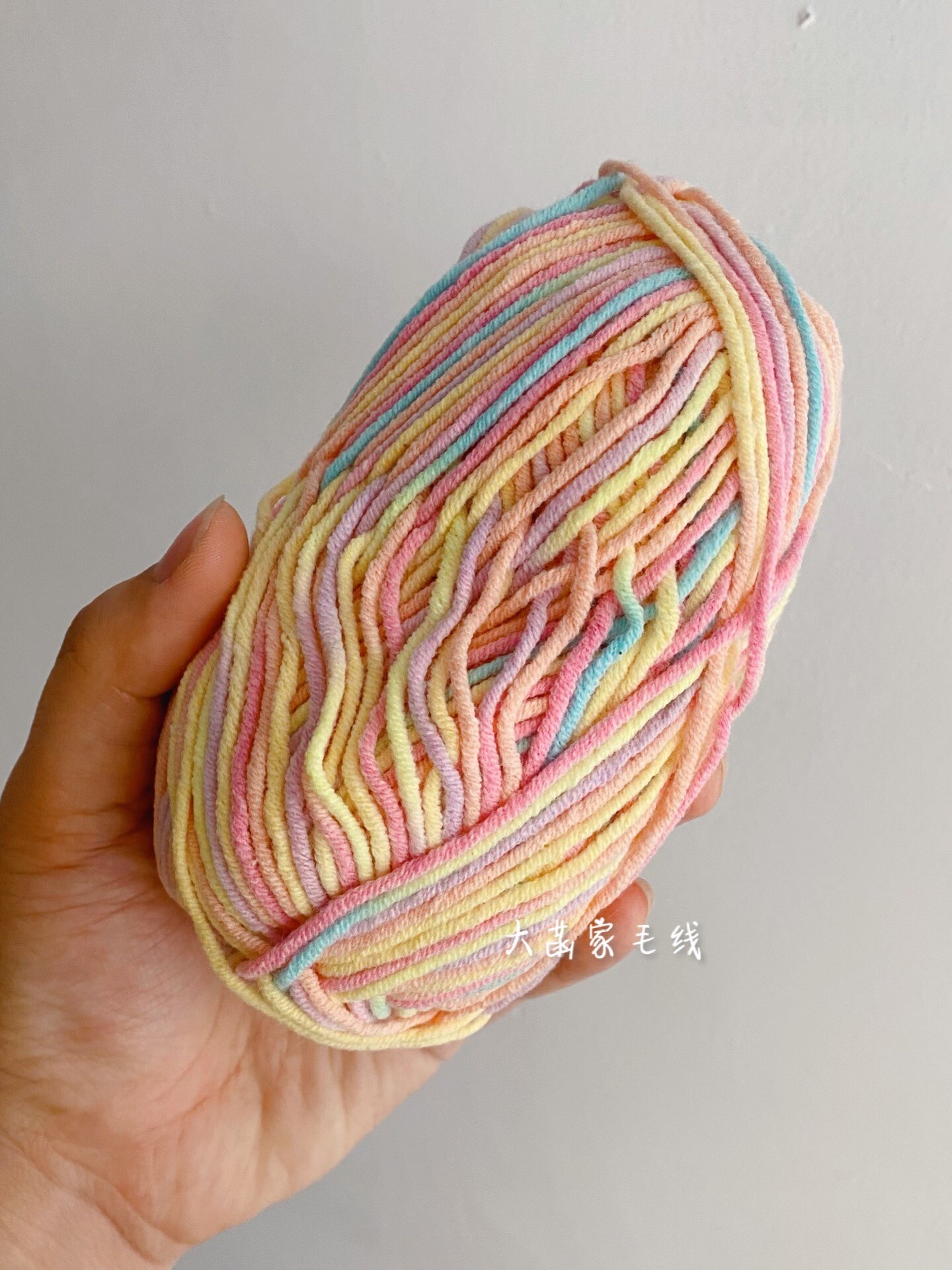 DAHAN HOME 5 FIVE STRANDS MILK COTTON DIY HAND-KNITTED YARN DOLL MATERIAL WOOL WEAVING HANDMADE 3 GROUPS