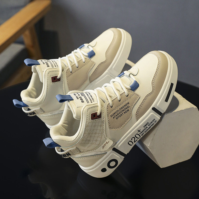 官方正品New Bcfauae NB国潮高帮鞋男秋季运动厚底初中学生篮球板