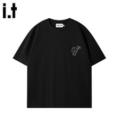 Bcfauae 新款 NB夏季 New 宽松短袖 男女同款 潮流圆领T恤衫 T恤