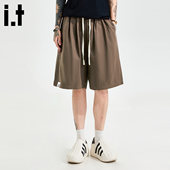 潮牌短裤 Bcfauae New 男款 NB美式 裤 宽松休闲裤 阔腿工装 夏短款