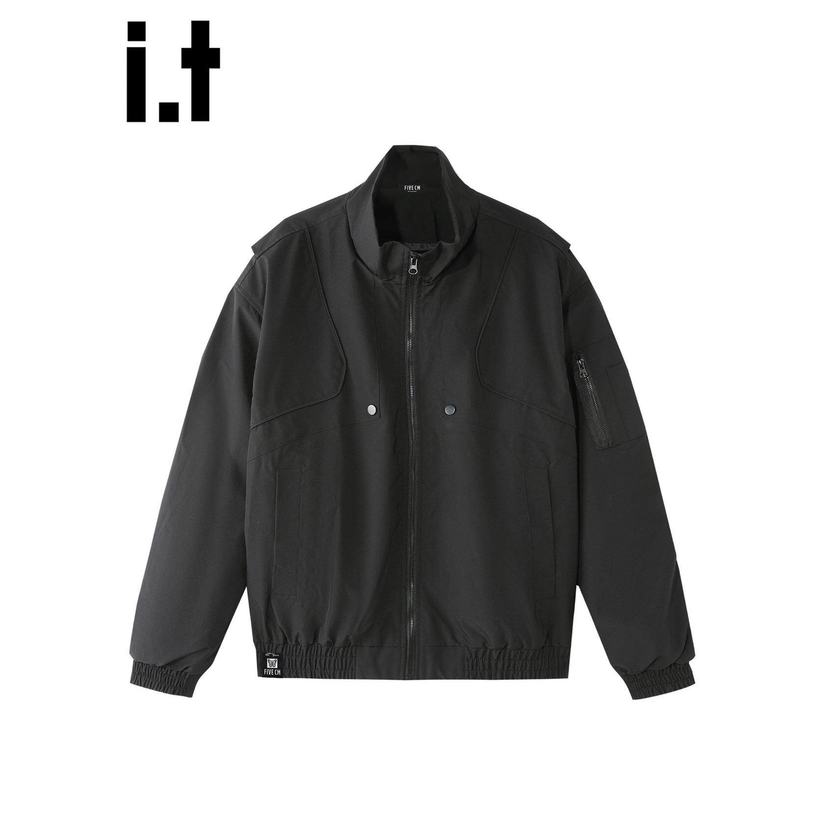 New Bcfauae NB黑色立领工装夹克外套男款新款秋季高级感外衣