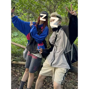 潮 NB春秋痞帅外套男ins高街潮牌港风日系原宿风韩版 New Bcfauae