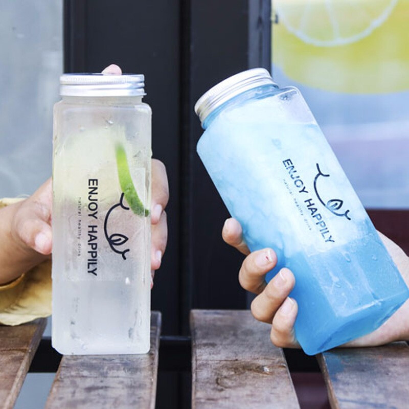 杨枝甘露瓶子一次性奶茶方形瓶