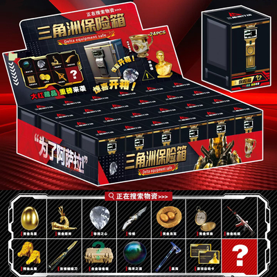 三角洲行动大红藏品保险箱盲盒男