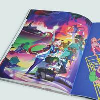 The "Messiah Project" by QMENG, a popular illustrator and director of alien stage art, features a Korean sci-fi magazine style thumbnail 3