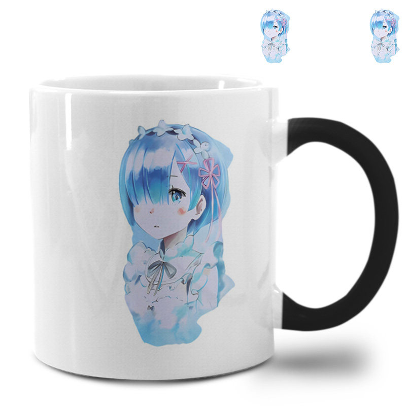 从零开始的异世界生活拉姆雷姆爱蜜莉雅变色杯男女马克杯陶瓷水杯,个性定制/设计服务/DIY,马克杯,淘宝优惠券,粉丝福利购,淘宝优惠卷