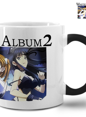 二次元白色相簿2为什么你这么熟练雪菜冬马变色杯马克杯陶瓷水杯