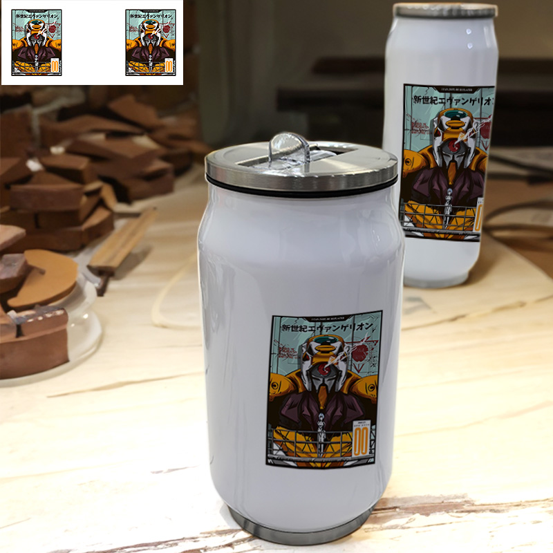 EVA新世纪福音战士初号机联名结婚纪念旅行小众304不锈钢保温杯子