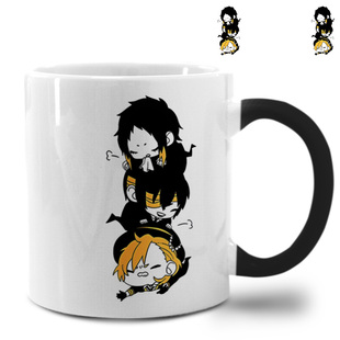 文豪野犬中岛敦太宰治人间失格变色杯创意能进刻字马克杯陶瓷水杯