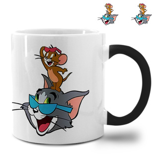 猫和老鼠2变色杯男孩轻奢能进卡通2025男生款礼盒马克杯陶瓷水杯