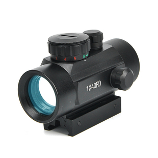 弹弓配件瞄准器观物镜1×40单筒望远镜激光物可调上下左右寻物镜