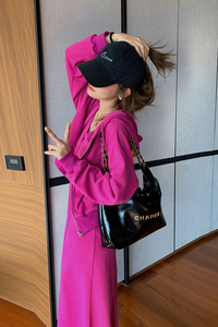 韩版减龄背心裙开衫套装女2025春秋季新款慵懒风显瘦连衣裙两件套图片