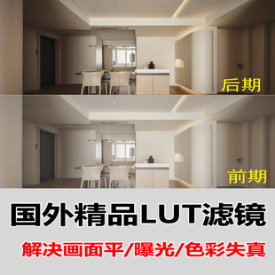 国外精品LUT滤镜文件VRay渲染lut文件3DMAX渲染插件Corona渲染器