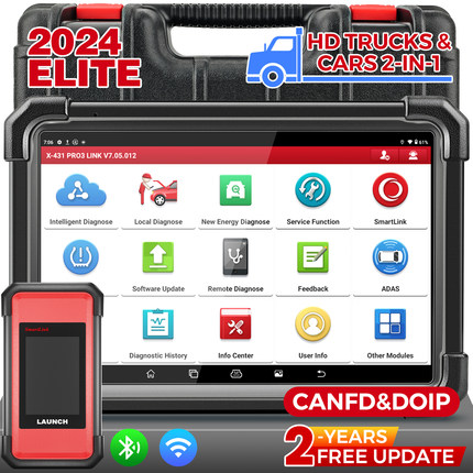元征X-431 PRO3S+ SmartLink HD检测汽油柴油车故障诊断仪海外版