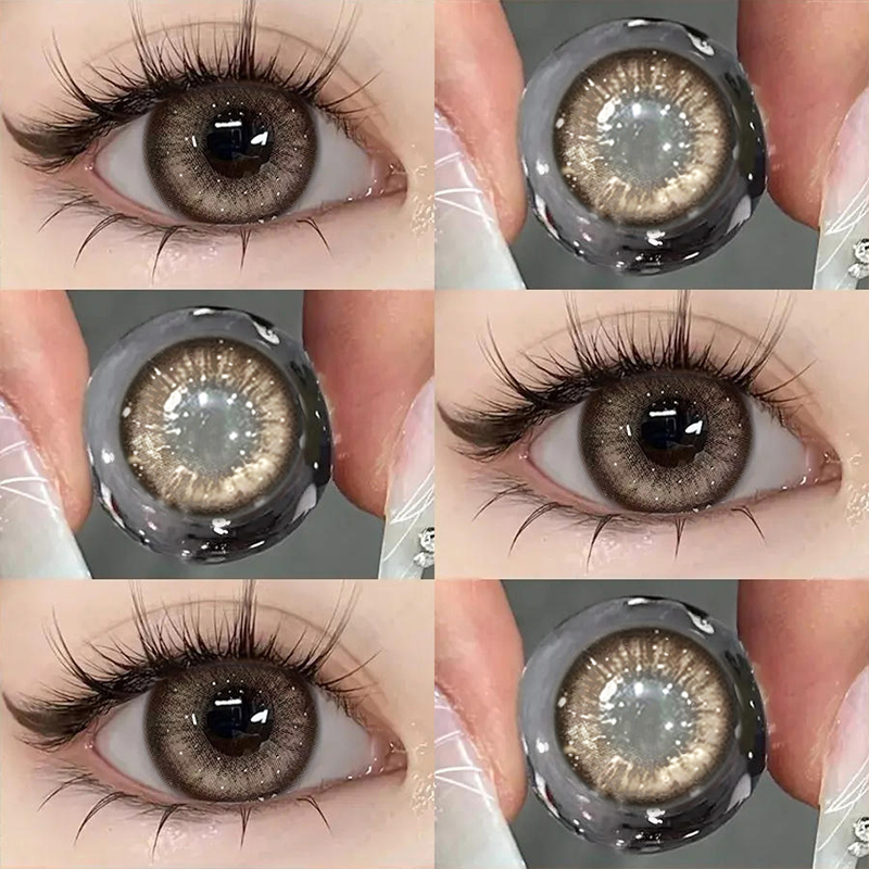 美瞳半年抛2023新款年抛大小直径混血隐形眼镜正品官网旗舰店EJL