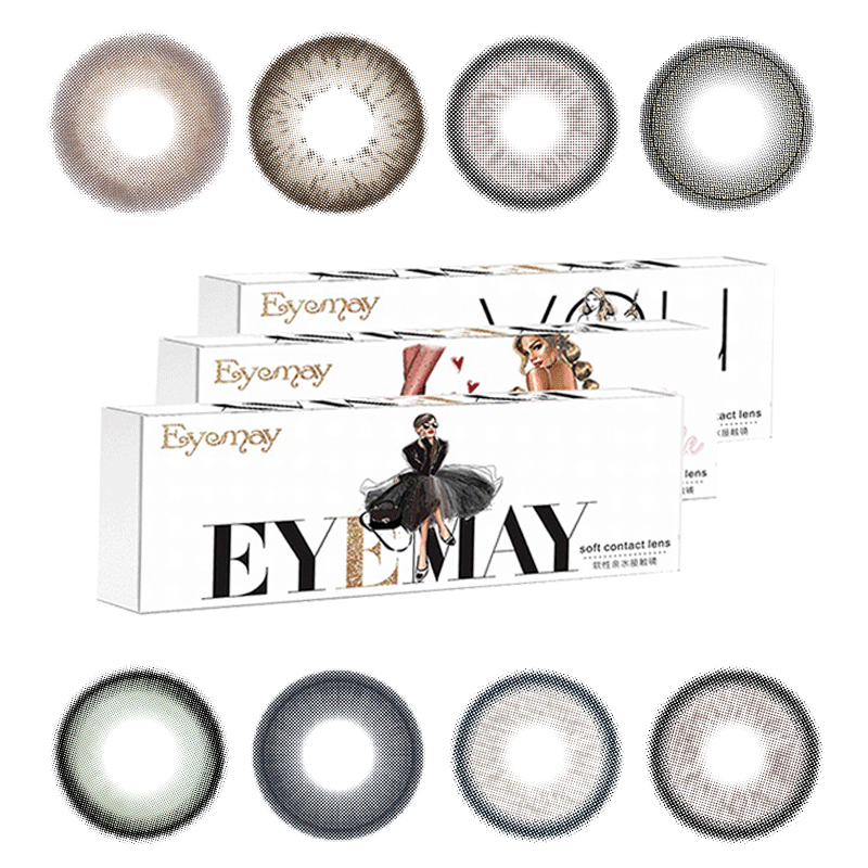 波光奶咖美瞳棕色半年抛年抛女小直径2025新款结婚女隐形眼镜EJL