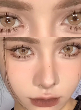 莫阿娜美瞳年抛2025年新款小直径混血隐形眼镜旗舰店正品官网EJL