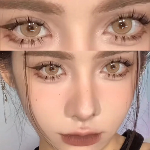 莫阿娜美瞳年抛2025年新款小直径混血隐形眼镜旗舰店正品官网EJL