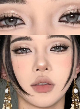 狼人传说美瞳半年抛小大直径混血黑色正品官网旗舰店隐形眼镜EJL