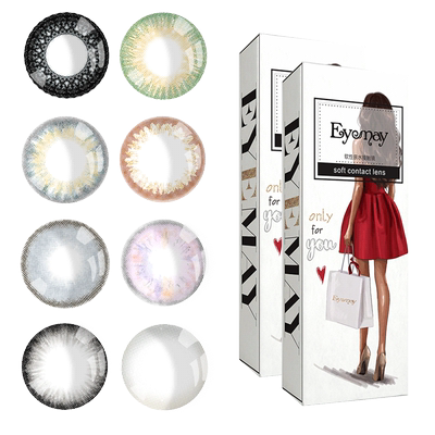 南瓜马车美瞳日抛一次性10片装30片大直径棕色正品隐形眼镜utourC