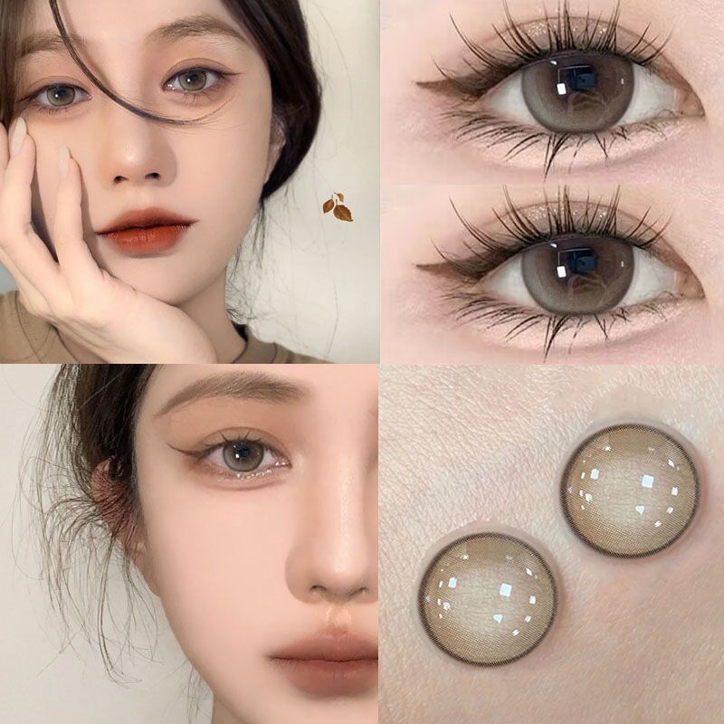 猫眼钻石棕美瞳半年抛纯欲小直径2022年新款正品官网隐形眼镜EJL