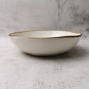 外贸出口欧式 陶瓷沙拉碗轻奢陶瓷汤面碗个性 不规则家用菜碗微瑕疵