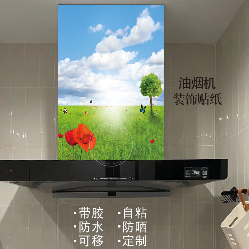 林间小道油烟机改造遮挡神器自粘