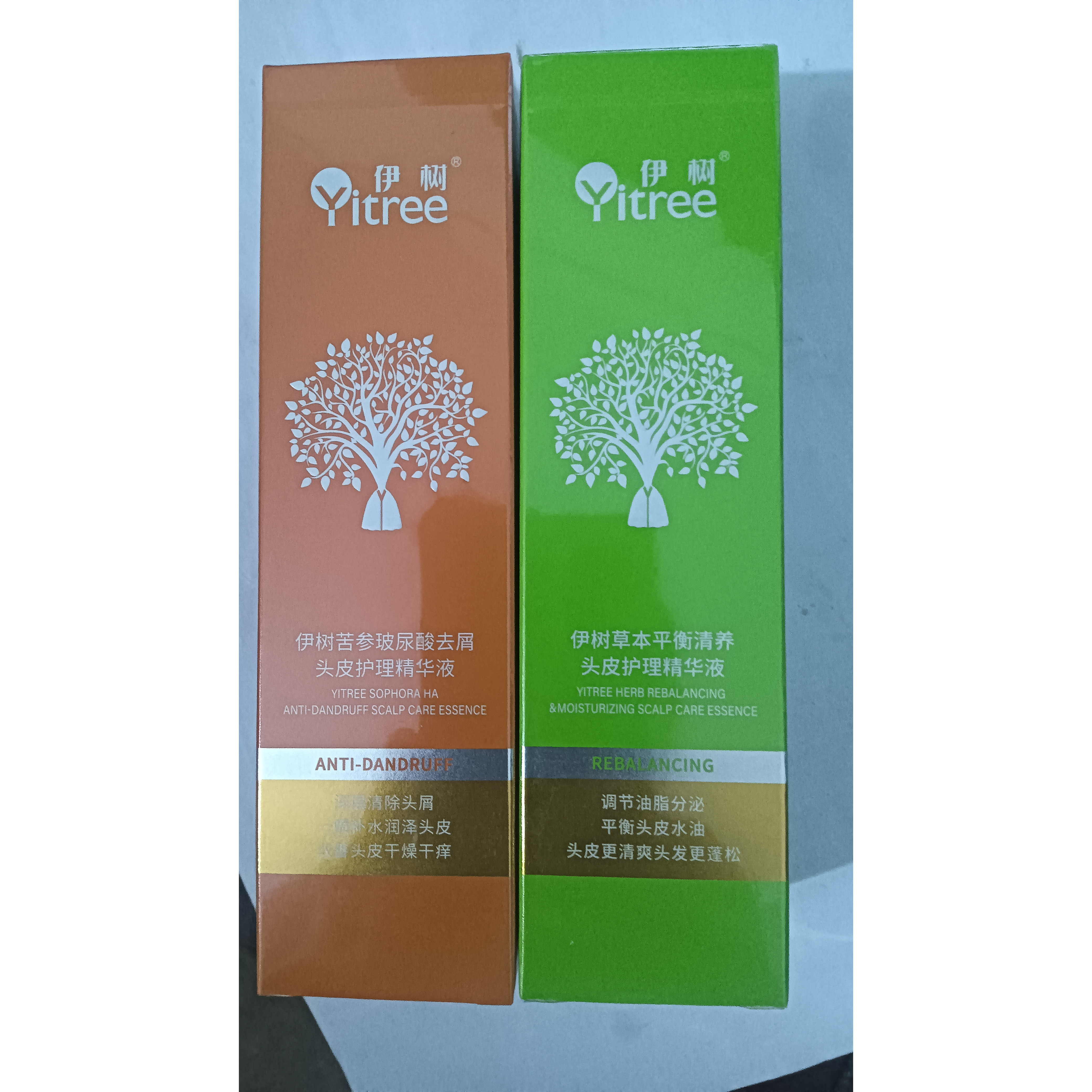 伊树苦参玻尿酸去屑头皮护理精华液草本清养深层去屑补水带盒全码