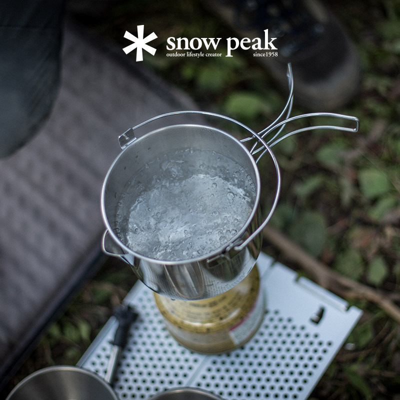 户外SnowPeak不锈钢烧水壶